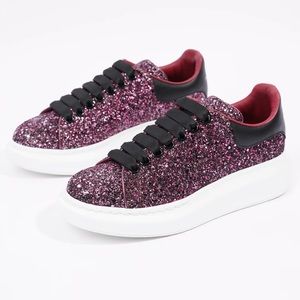 🤍HOST PICK🤍 Genuine Alexander McQueen Glitter Oversized Sneaker in Purple
